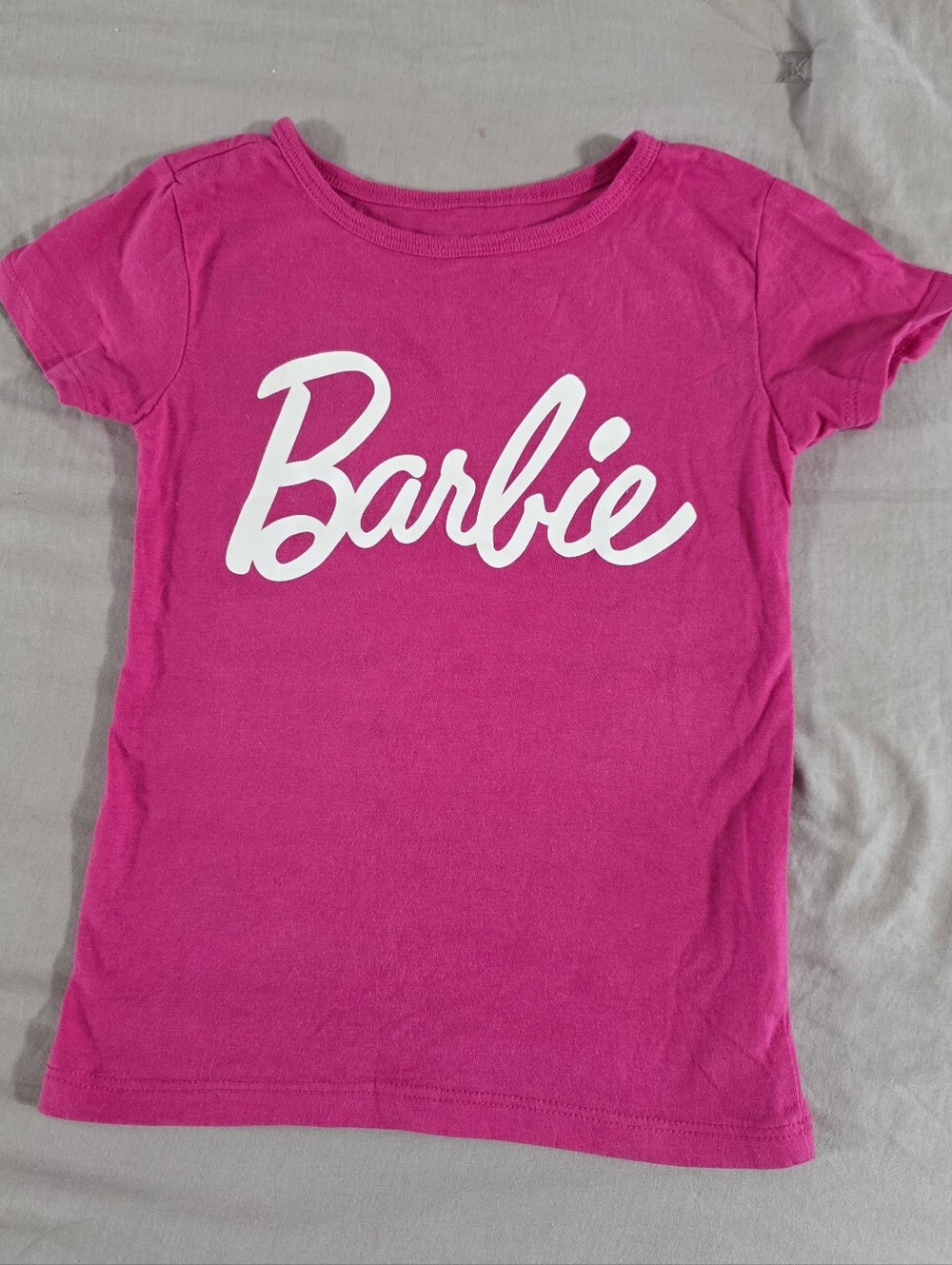 Barbie Girls Barbie Logo Pink Short Sleeve T-shirt XS-4